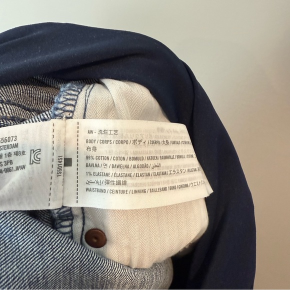 Abercrombie & Fitch Maternity The Ankle Straight Over the Belly Panel Jeans Sz14 - Picture 6 of 6